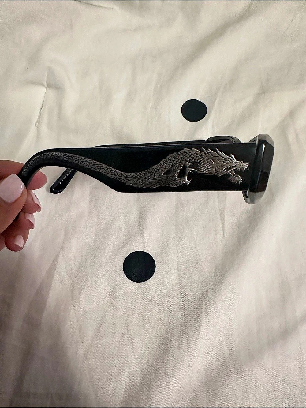 Jean Paul Gaultier Dragon sunglasses Black